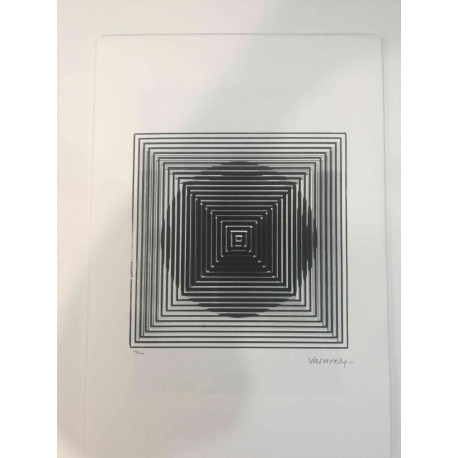 Litografická ofsetová souprava Victor Vasarely 35x50 cm certifikovaná