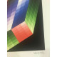 Victor Vasarely Litografia off set 35x50 cm certificat