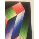 Victor Vasarely Litografia off set 35x50 cm certificat