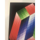 Victor Vasarely Litografia off set 35x50 cm certificat
