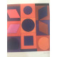 Victor Vasarely Litografia off set 35x50 cm certificat