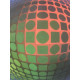 Victor Vasarely Litografia off set 35x50 cm certificat