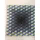Victor Vasarely Litografia off set 35x50 cm certificat