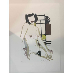 Litografická ofsetová souprava Tom Wesselmann 50x70 cm certifikovaná