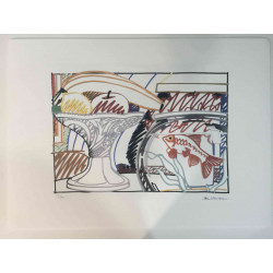 Litografická ofsetová souprava Tom Wesselmann 50x70 cm certifikovaná
