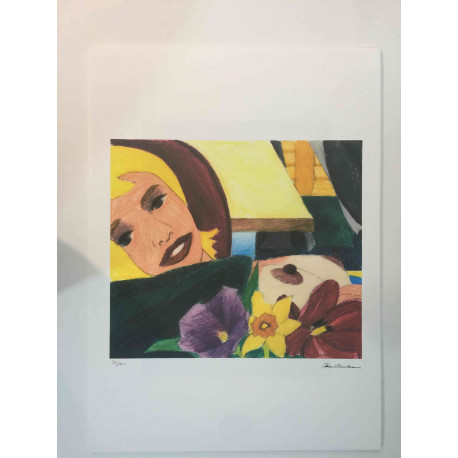 Litografická ofsetová souprava Tom Wesselmann 50x70 cm certifikovaná