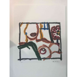 Litografická ofsetová souprava Tom Wesselmann 50x70 cm certifikovaná