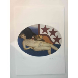Litografická ofsetová souprava Tom Wesselmann 50x70 cm certifikovaná