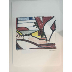 Litografická ofsetová souprava Tom Wesselmann 50x70 cm certifikovaná