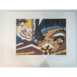 Litografická ofsetová souprava Tom Wesselmann 50x70 cm certifikovaná