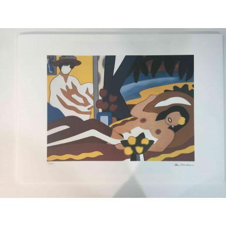Litografická ofsetová souprava Tom Wesselmann 50x70 cm certifikovaná