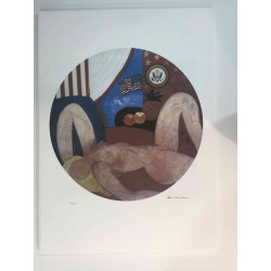 Litografická ofsetová souprava Tom Wesselmann 50x70 cm certifikovaná