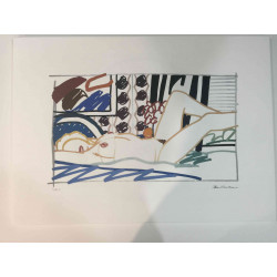 Litografická ofsetová souprava Tom Wesselmann 50x70 cm certifikovaná