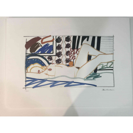 Litografická ofsetová souprava Tom Wesselmann 50x70 cm certifikovaná