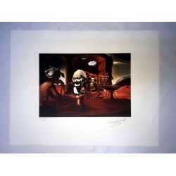 Salvador Dali Litografia off set cm 50x65   certificata