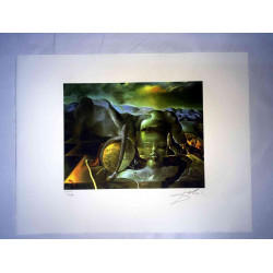 Salvador Dali Lithographie hors set 50x65 cm certifiée