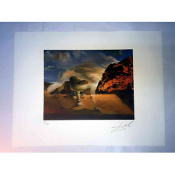 Salvador Dali Lithographie hors set 50x65 cm certifiée