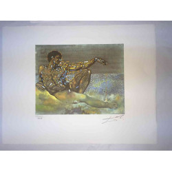 Salvador Dalí Litografía off set 50x65 cm certificado