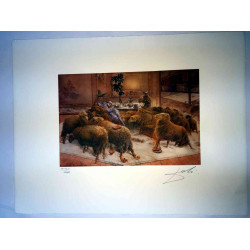 Salvador Dali Litografia off set cm 50x65   certificata