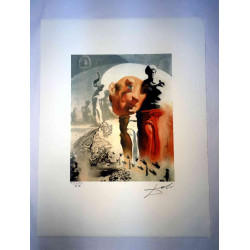 Litografía Salvador Dali off set 50x65 cm certificada