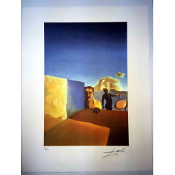 Salvador Dali Off set lithograph cm 50x65 certified