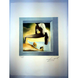 Offset litograficzny Salvadora Dali z certyfikatem 50x65 cm