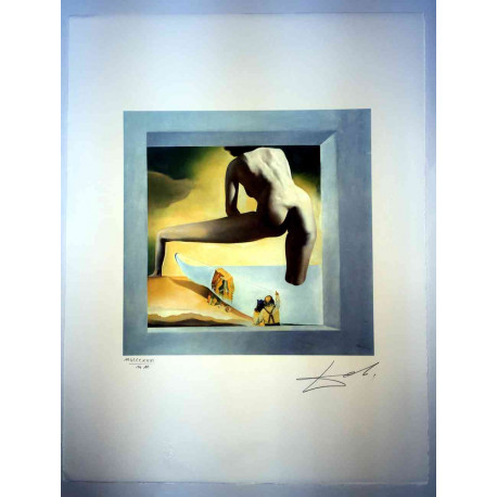 Offset litograficzny Salvadora Dali z certyfikatem 50x65 cm