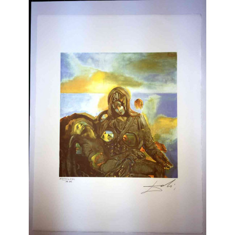 Salvador Dali Litografia off set cm 50x65   certificata