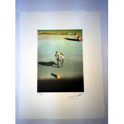Offset litograficzny Salvadora Dali z certyfikatem 50x65 cm