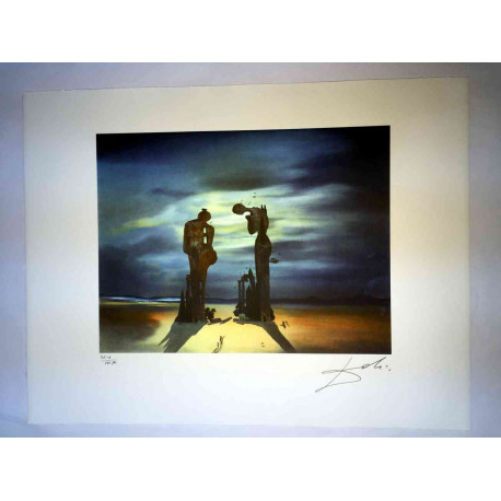 Salvador Dali Off set lithograph cm 50x65 certified