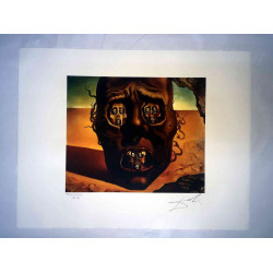 Salvador Dali Off set lithograph cm 50x65 certified