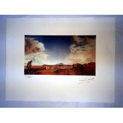 Salvador Dali Lithographie hors set 50x65 cm certifiée