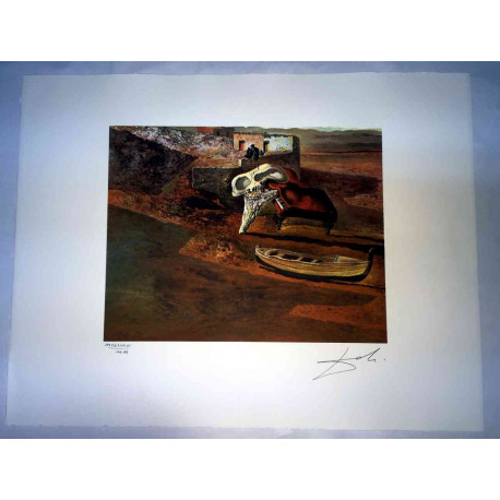 Offset litograficzny Salvadora Dali z certyfikatem 50x65 cm