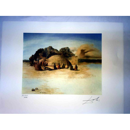 Conjunt de litografia de Salvador Dalí 50x65 cm certificat