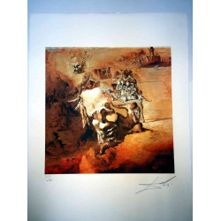 Litografia Salvador Dali off set 50x65 cm certificada