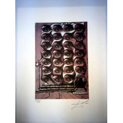 Offset litograficzny Salvadora Dali z certyfikatem 50x65 cm