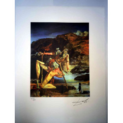 Salvador Dali Off set lithograph cm 50x65 certified