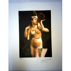 Salvador Dali Off set lithograph cm 50x65 certified