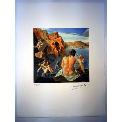 Litografía Salvador Dali off set 50x65 cm certificada