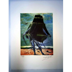 Salvador Dali Off set lithograph cm 50x65 certified