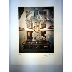 Salvador Dali Lithographie hors set 50x65 cm certifiée