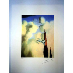 Salvador Dali Off set lithograph cm 50x65 certified