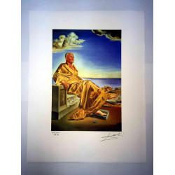 Salvador Dali Off set lithograph cm 50x65 certified