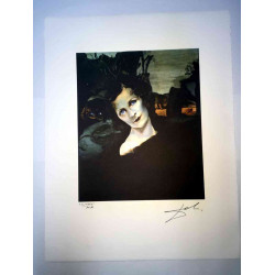 Salvador Dali Litografia off set cm 50x65   certificata