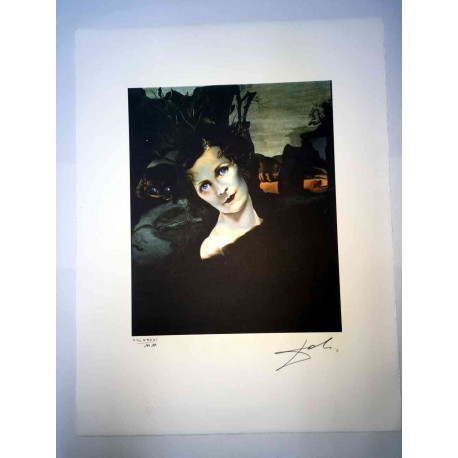 Salvador Dali Litografia off set cm 50x65   certificata