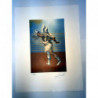 Salvador Dali Lithografie off set 50x65 cm gecertificeerd