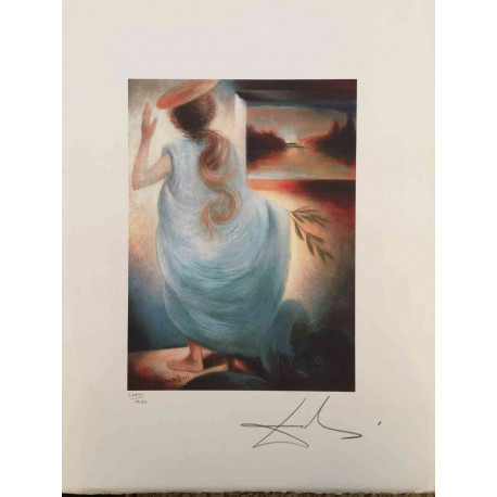 Salvador Dali Litografia off set cm 50x65   certificata