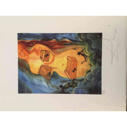 Litografická súprava Salvador Dali certifikovaná 50x65 cm