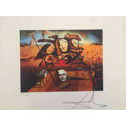 Salvador Dali Off set lithograph cm 50x65 certified