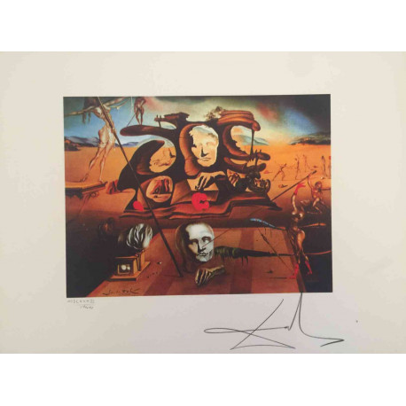 Salvador Dali Off set lithograph cm 50x65 certified